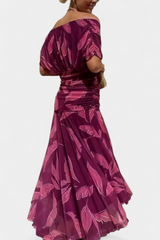 Sophie | Maxi-jurk met V-hals en bloemen