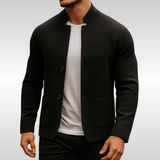 Jason | Getextureerd gebreid gilet voor heren