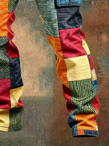 Evan | Cargobroek met patchwork voor heren