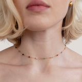 Collier Minimaliste met Steen