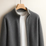 Jack | Minimalistisch gebreid jack met rits