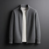 Jack | Minimalistisch gebreid jack met rits